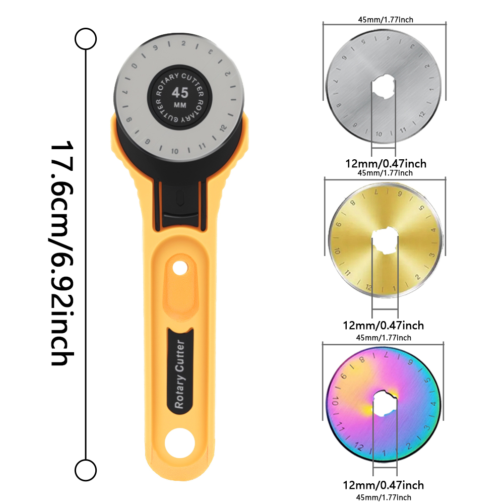 45mm Rotary Fabric Cutter Leat - Rotary Cutter For Fabric 45Mm recension och pris