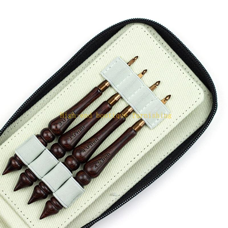 L9NB 8Pcs Ergonomic Wooden Han - Wooden Crochet Hooks Ergonomic Handle recension och pris