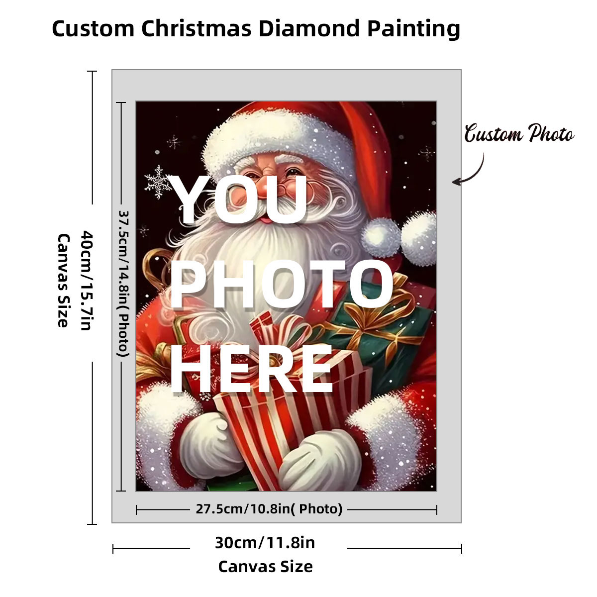 Custom Photo 5D Diamond Painti - 5D Diamond Painting Kit Full Drill recension och pris
